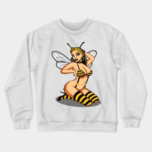 Honey bee girl / babe Crewneck Sweatshirt